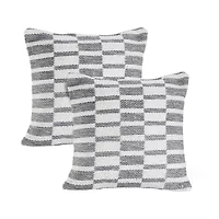 LR Home Ady Modern Set Square Throw Pillow