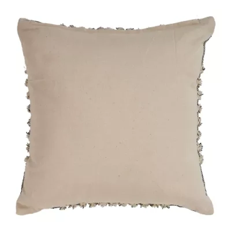 LR Home Marry Checked Square Throw Pillow