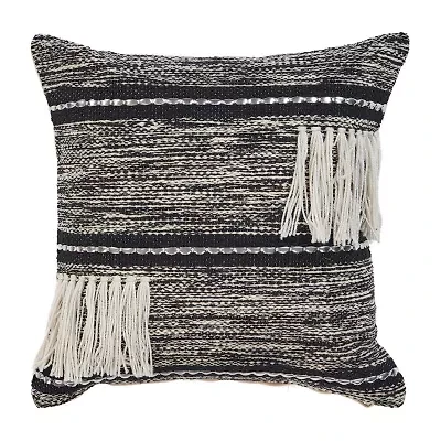 LR Home Mar Roy Stripe Square Throw Pillow