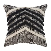 LR Home Maymis Chevron Square Throw Pillow