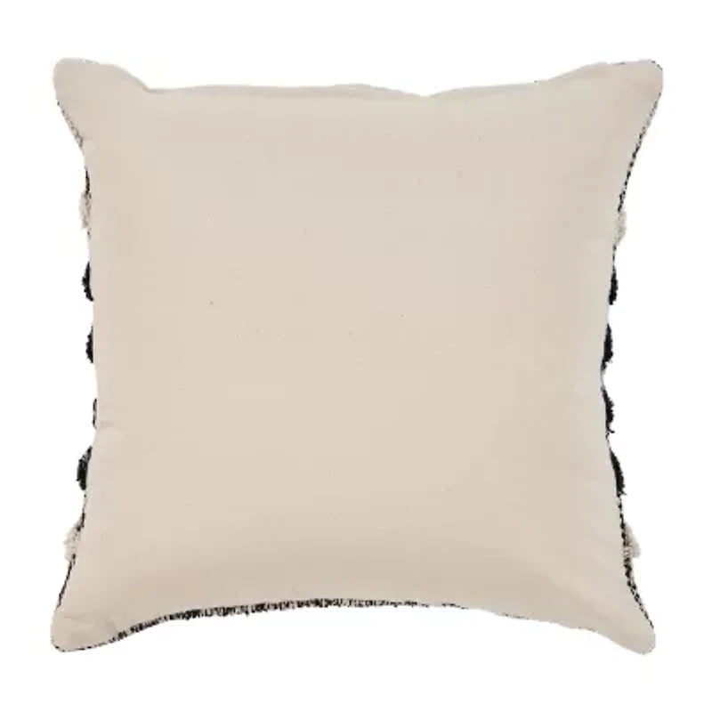 LR Home Maymis Chevron Square Throw Pillow