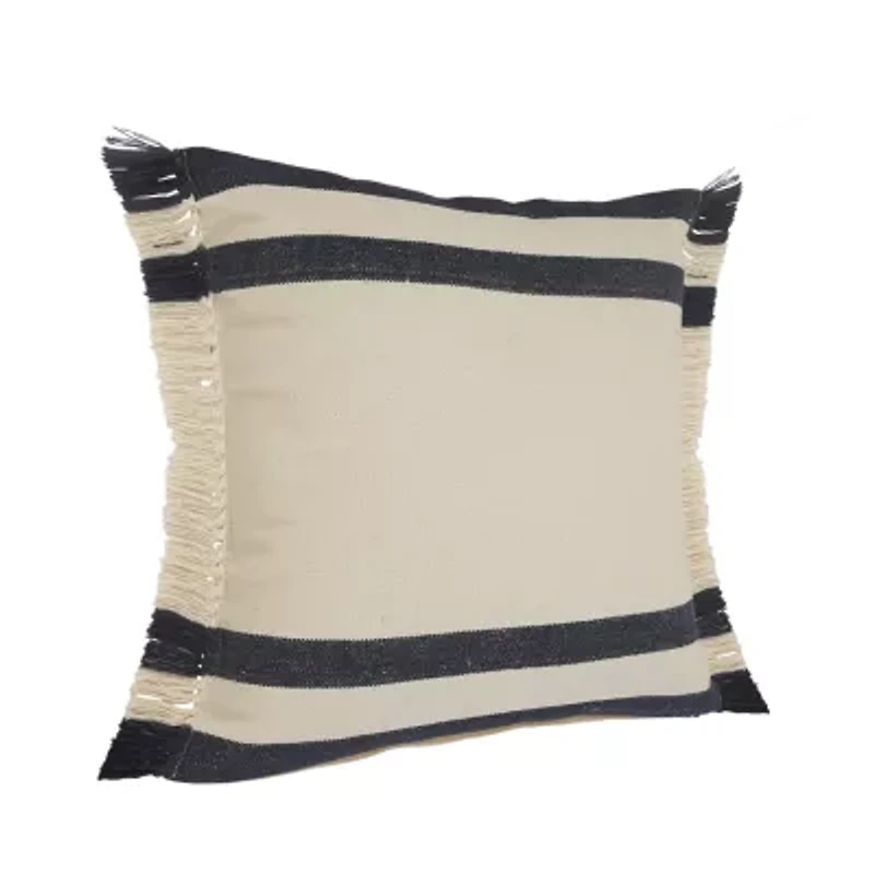 Lr Home Mistaus Stripe Square Throw Pillow