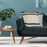 LR Home Mistaus Stripe Square Throw Pillow