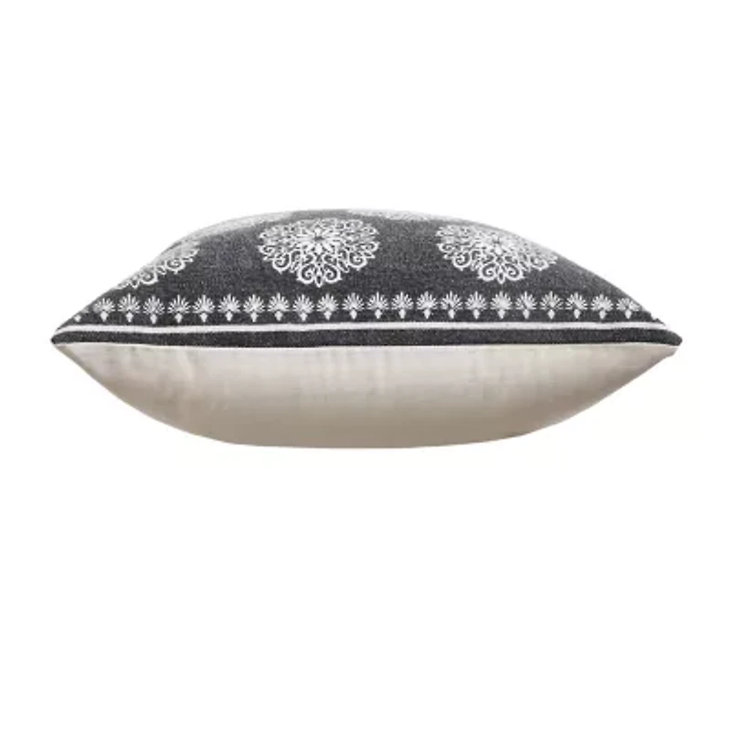 LR Home Sac Border Set Square Throw Pillow