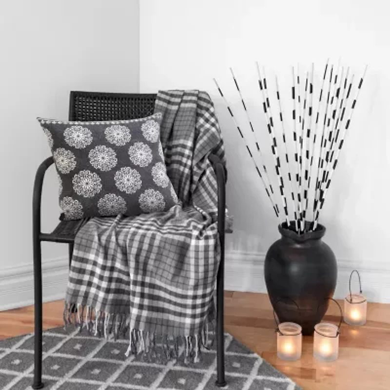 LR Home Sac Border Set Square Throw Pillow