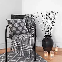 LR Home Sac Border Set Square Throw Pillow