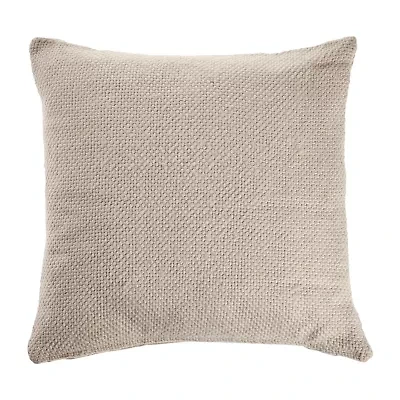 LR Home Trisha Solid Square Throw Pillow