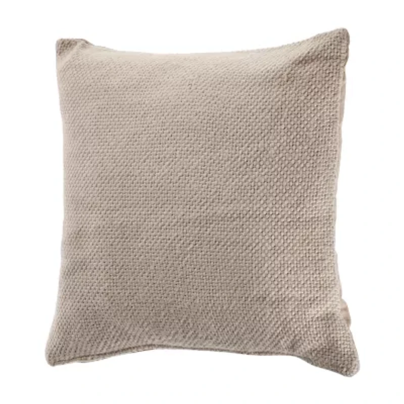 LR Home Trisha Solid Square Throw Pillow