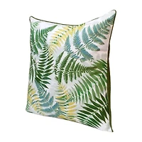 LR Home Ren Ros Floral Square Throw Pillow
