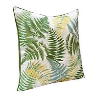 LR Home Ren Ros Floral Square Throw Pillow