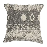 LR Home Sara Geometric Square Throw Pillow