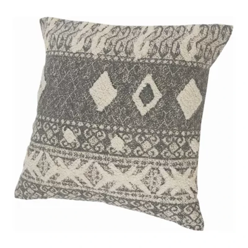 LR Home Sara Geometric Square Throw Pillow