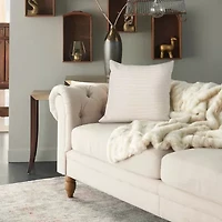 LR Home Amy Stripe Set Square Throw Pillow