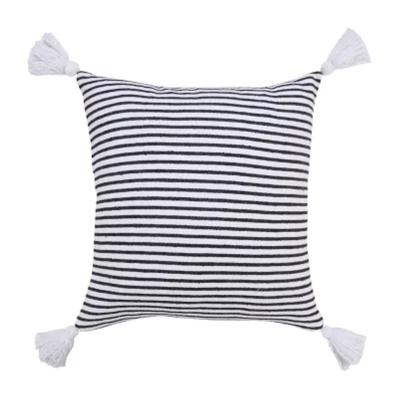 Lr Home Finn Stripe Square Throw Pillow