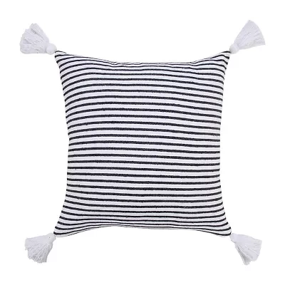 Lr Home Finn Stripe Square Throw Pillow
