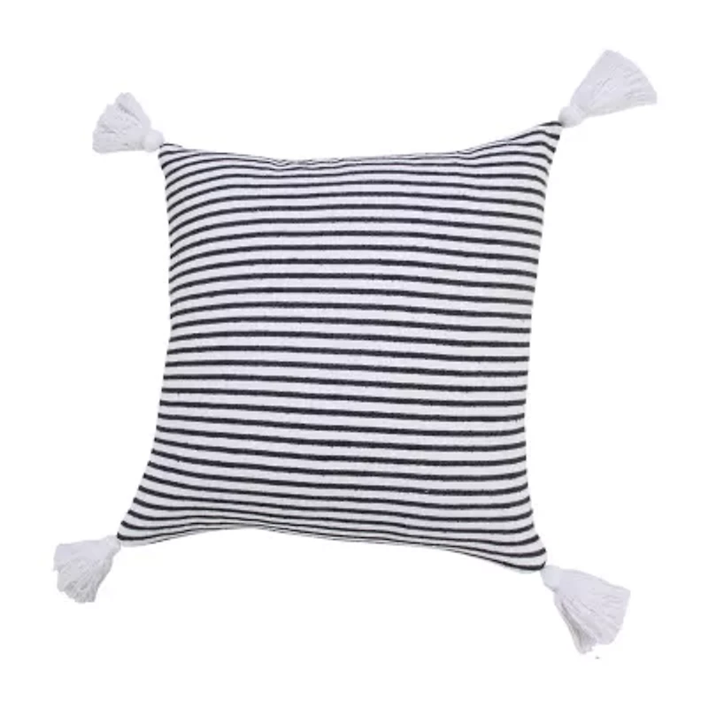 Lr Home Finn Stripe Square Throw Pillow