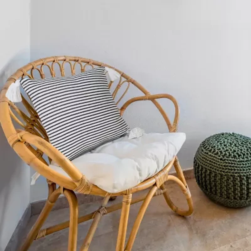 LR Home Finn Stripe Square Throw Pillow