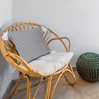 LR Home Finn Stripe Square Throw Pillow