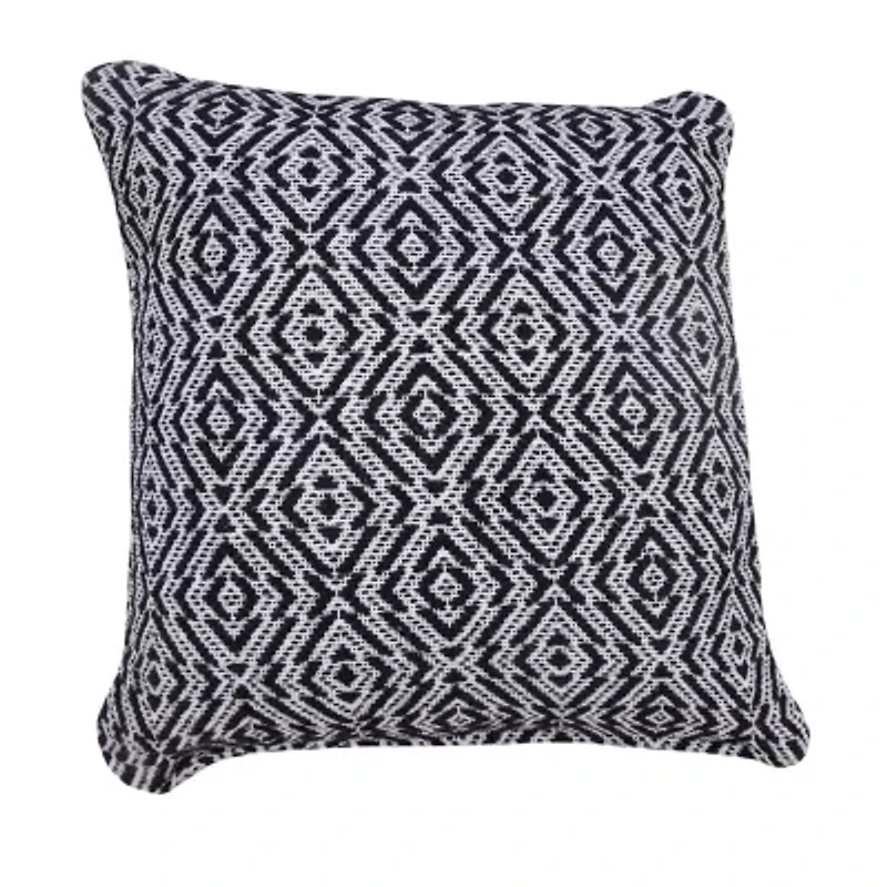 LR Home Riss Geometric Square Throw Pillow