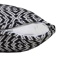 LR Home Riss Geometric Square Throw Pillow