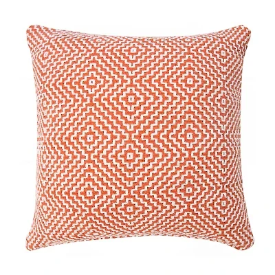 LR Home Rase Geometric Square Throw Pillow