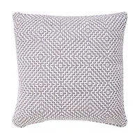 LR Home Rase Geometric Square Throw Pillow