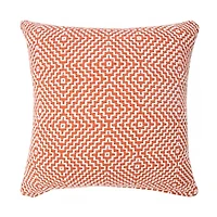 LR Home Rase Geometric Square Throw Pillow