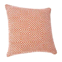 LR Home Rase Geometric Square Throw Pillow