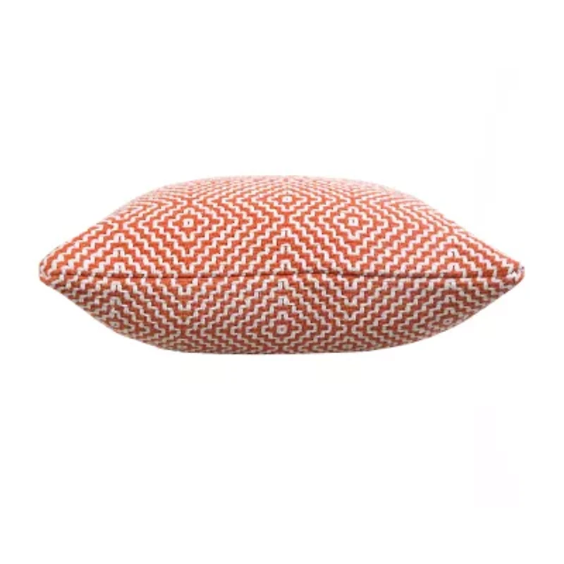 LR Home Rase Geometric Square Throw Pillow