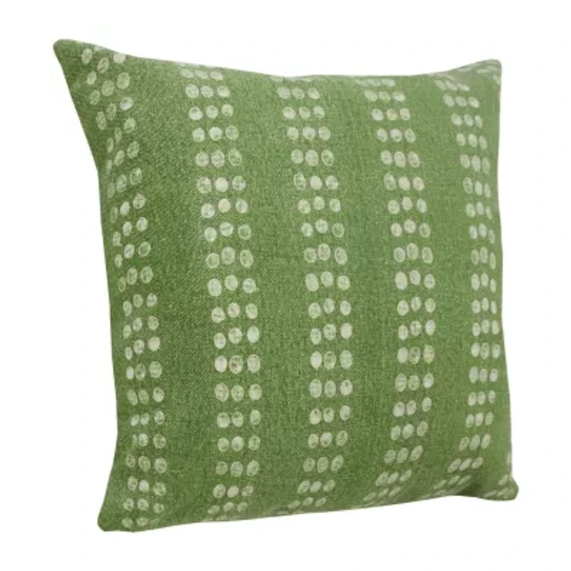 LR Home Ravy Stripe Square Throw Pillow
