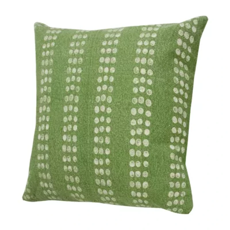 LR Home Bam Stripe Set Square Throw Pillow