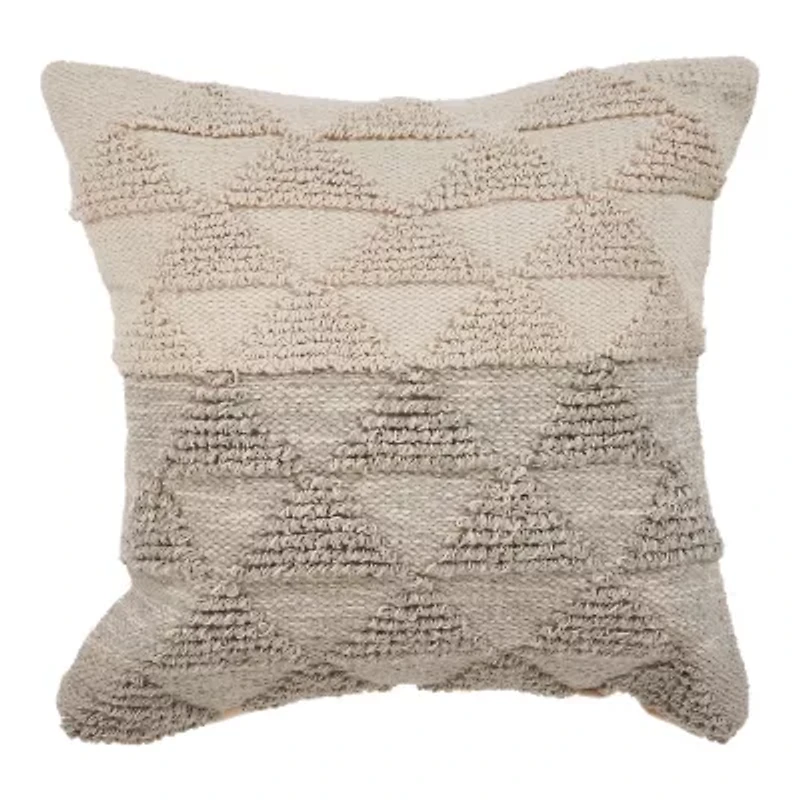 LR Home Ress Geometric Square Throw Pillow