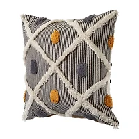 LR Home Rosh Stripe Square Throw Pillow