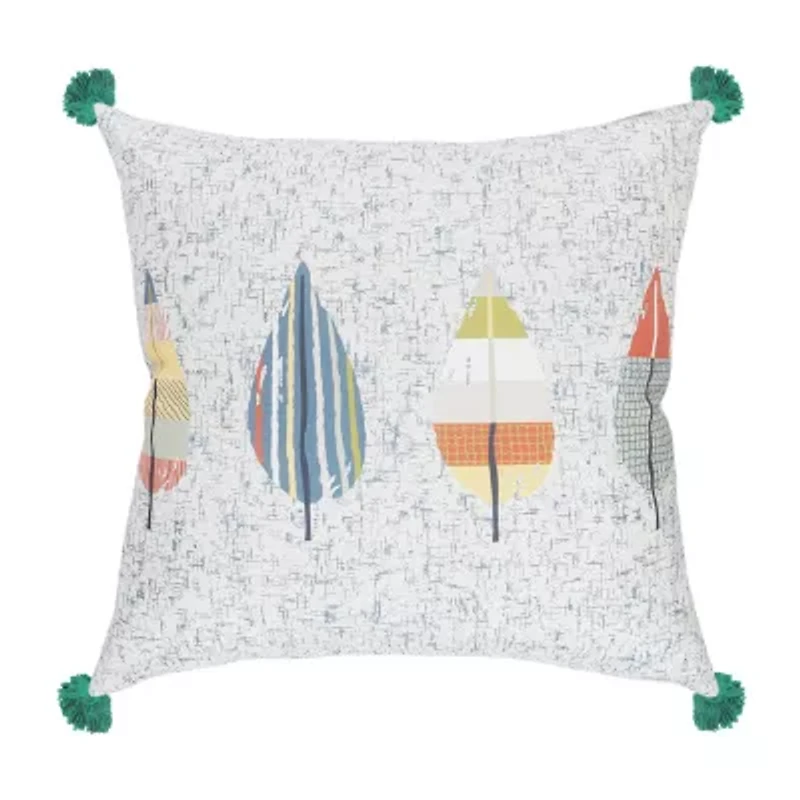 LR Home Ross Geometric Square Throw Pillow