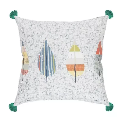 LR Home Ross Geometric Square Throw Pillow