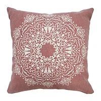 LR Home Sunny Casual Square Throw Pillow