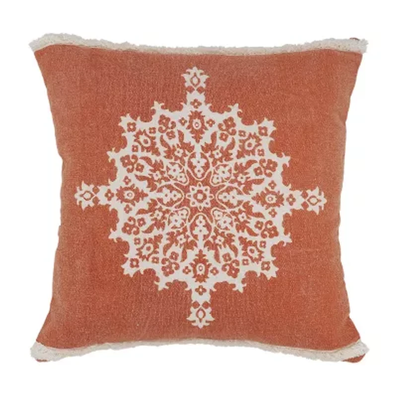 LR Home Dane Abstract Square Throw Pillow