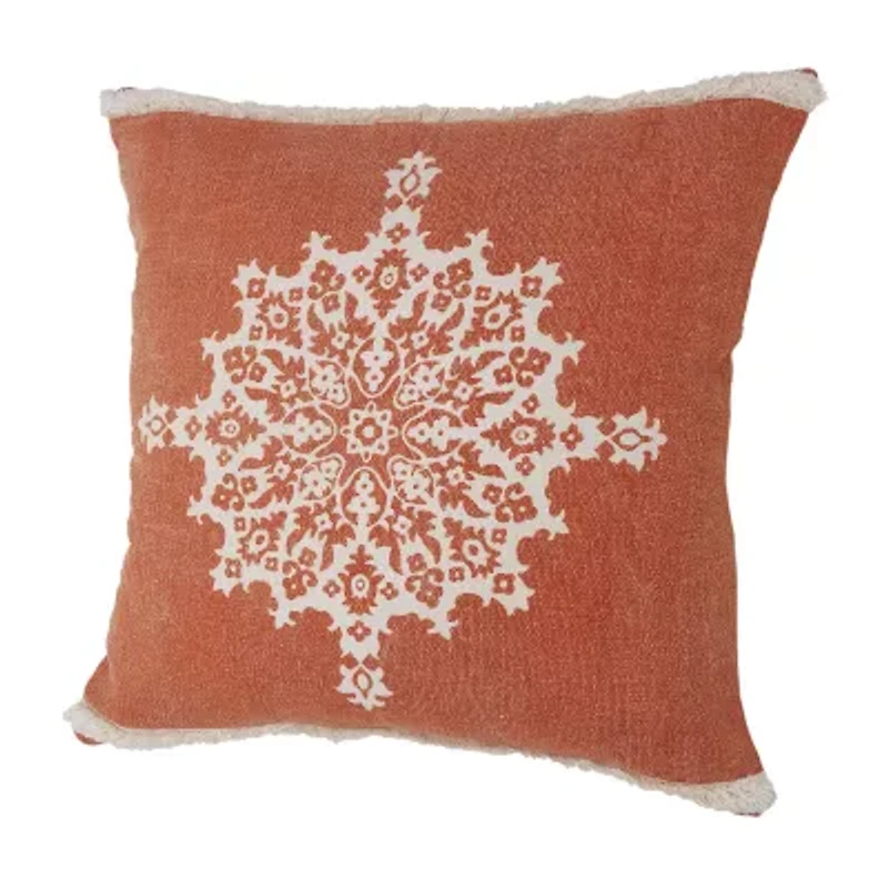 LR Home Dane Abstract Square Throw Pillow