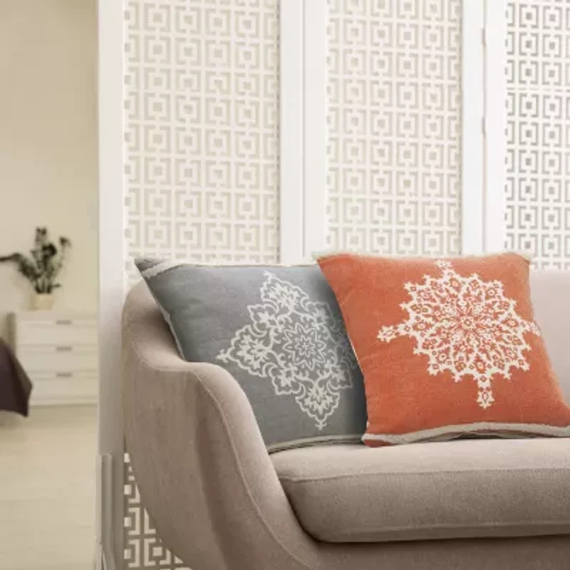 LR Home Dane Abstract Square Throw Pillow