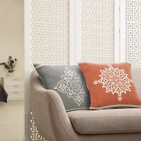 LR Home Dane Abstract Square Throw Pillow