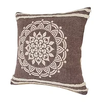 LR Home Santy Abstract Square Throw Pillow