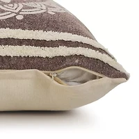 LR Home Santy Abstract Square Throw Pillow