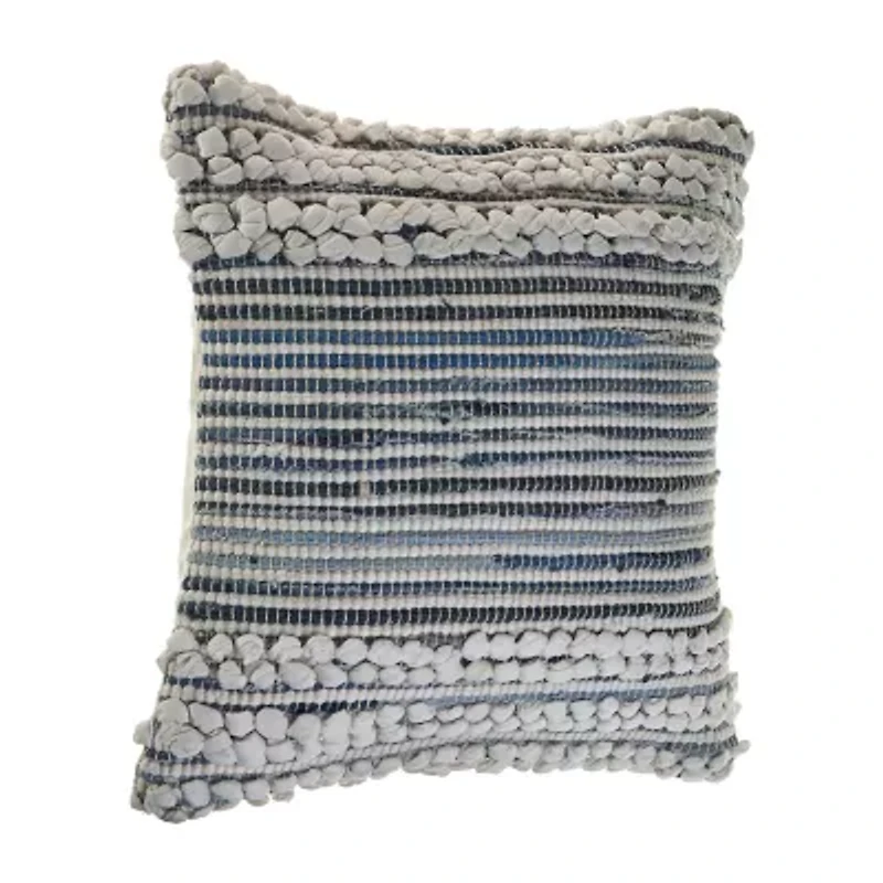 LR Home Kher Stripe Square Throw Pillow