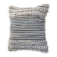 LR Home Kher Stripe Square Throw Pillow
