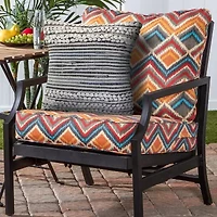 LR Home Kher Stripe Square Throw Pillow