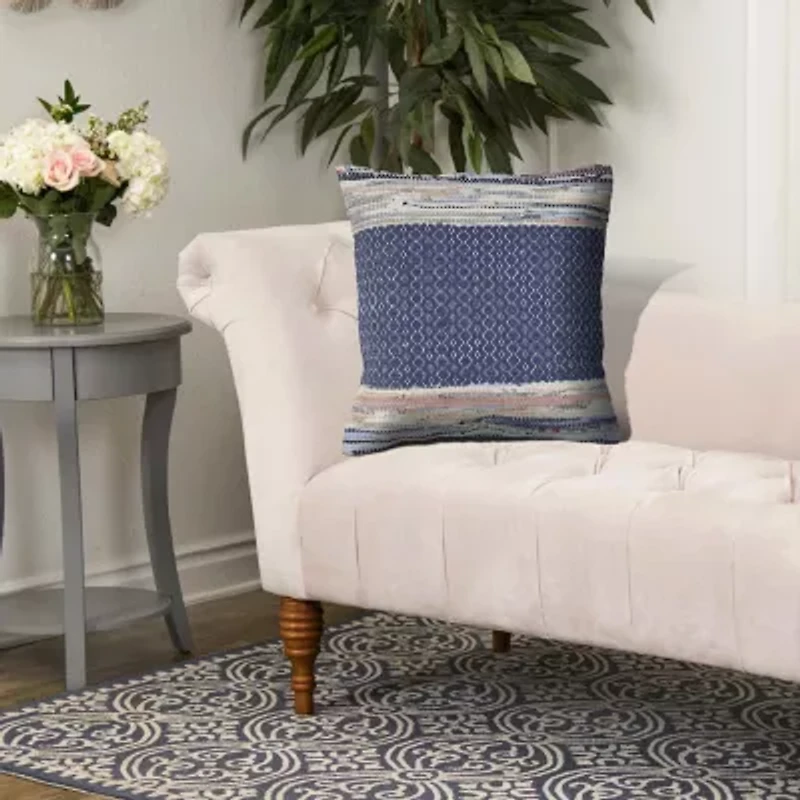 LR Home Sher Diamond Square Throw Pillow