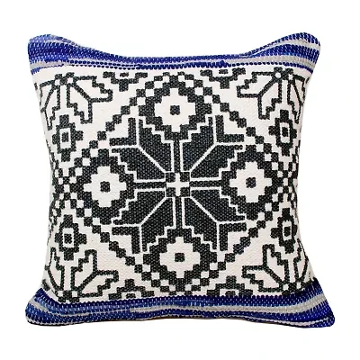 LR Home Kir Geometric Square Throw Pillow