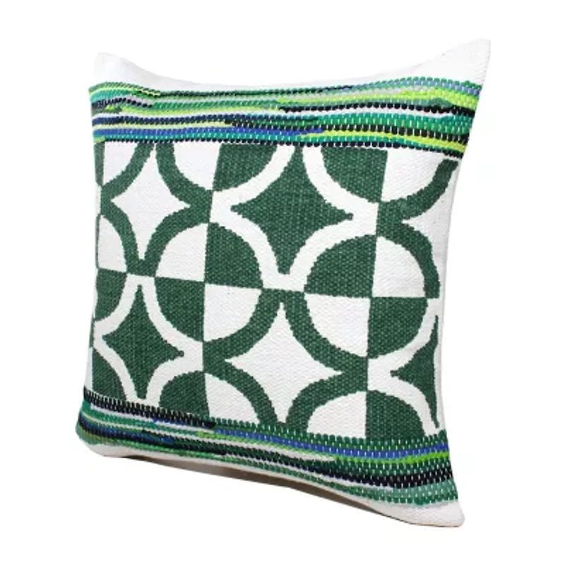 LR Home Sher Geometric Square Throw Pillow