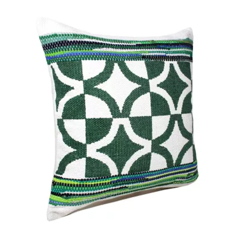 LR Home Sher Geometric Square Throw Pillow