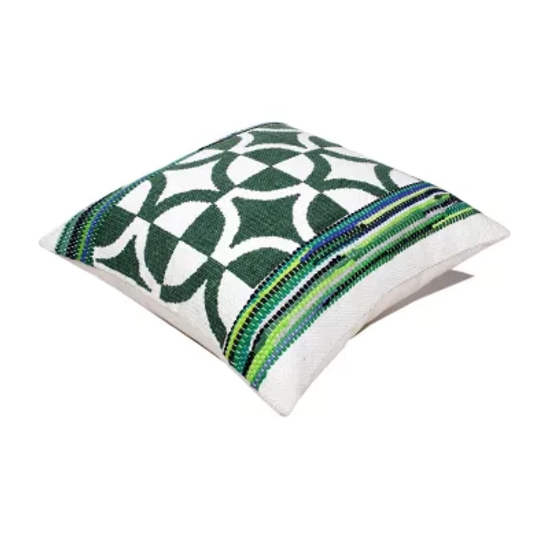 LR Home Sher Geometric Square Throw Pillow